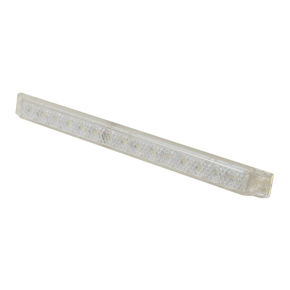 Scandvik 8&quot; LED Light Strip - White w/Gasket - 12V [41644P]