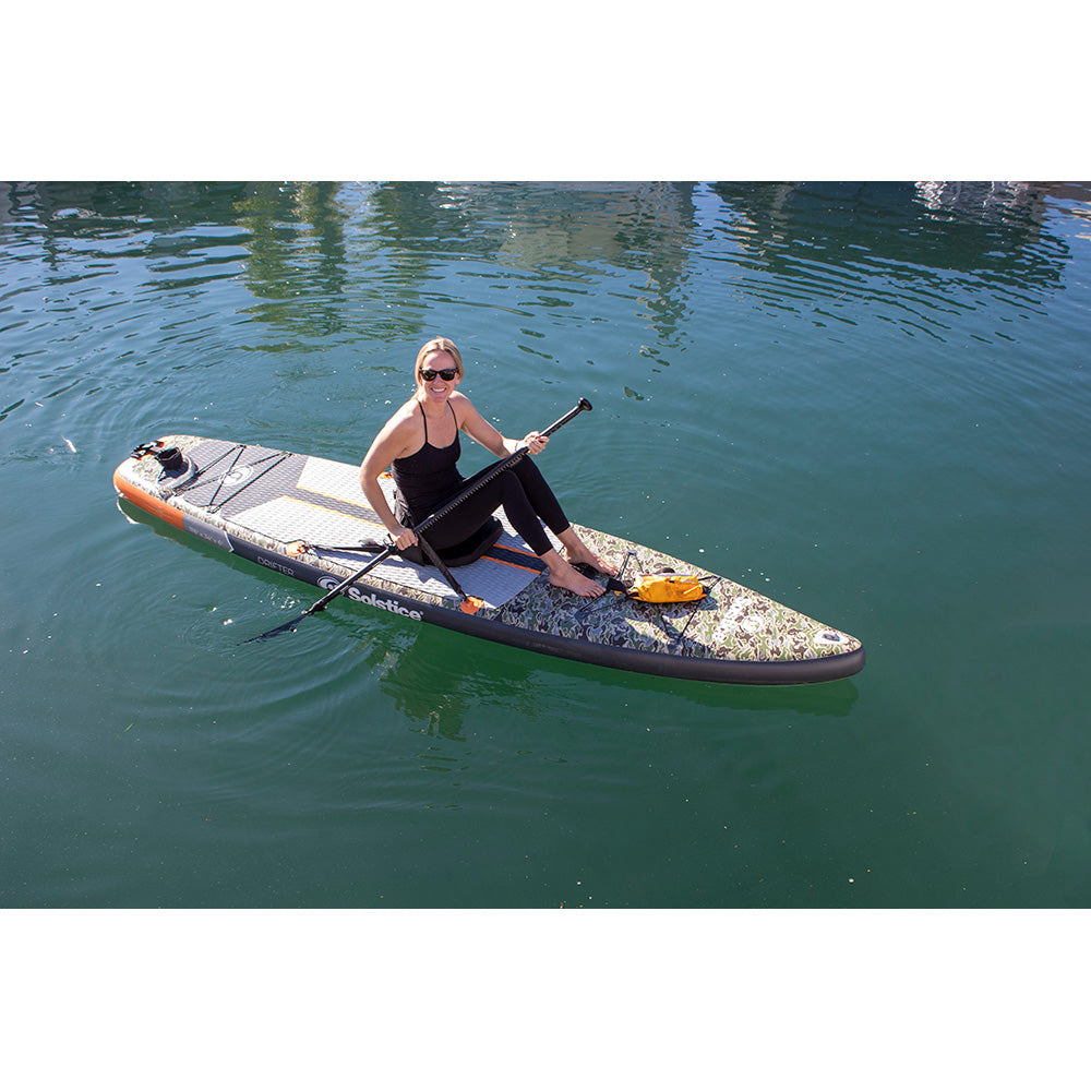 Solstice Watersports 116&quot; Drifter Fishing Inflatable Stand-Up Paddleboard Kit [36116]