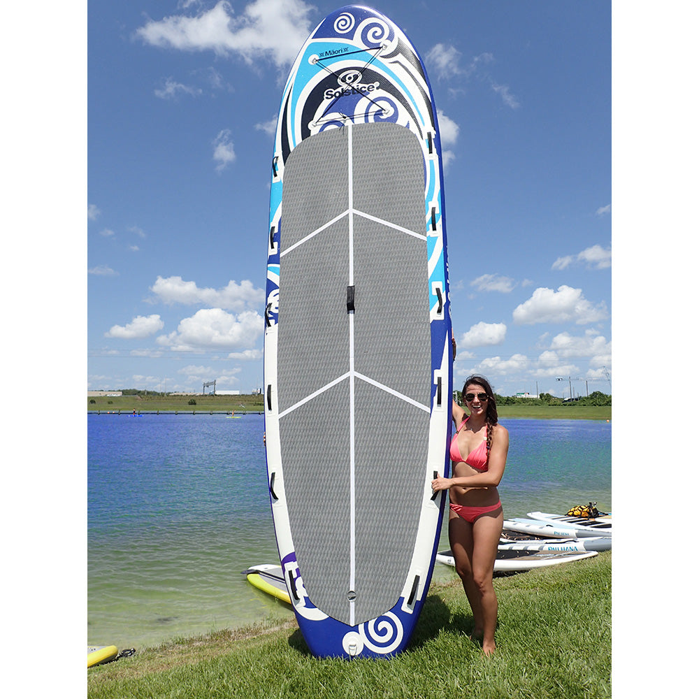 Solstice Watersports 16 Maori Giant Inflatable Stand-Up Paddleboard w/Leash  4 Paddles [35180]