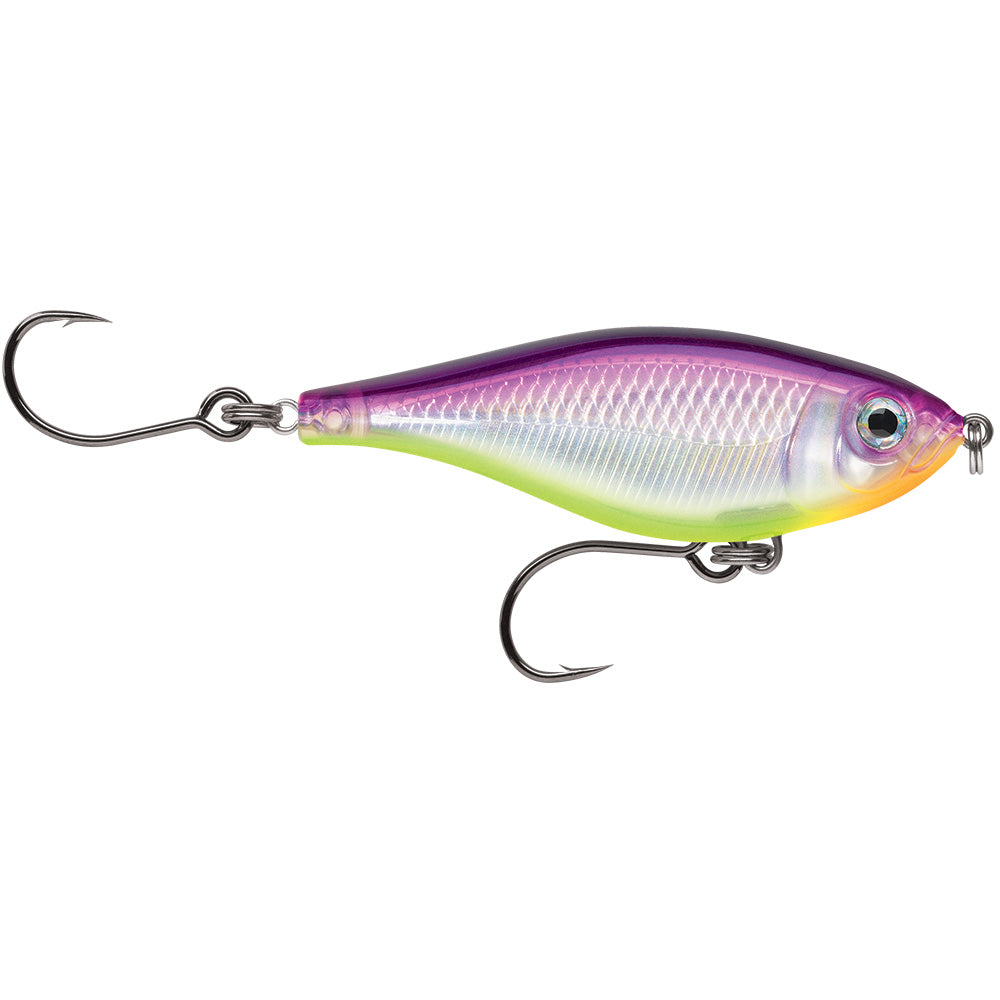 Rapala X-Rap Twitchin Mullet 2-1/2&quot; Purple Chartreuse [SXRTM06PRCH]