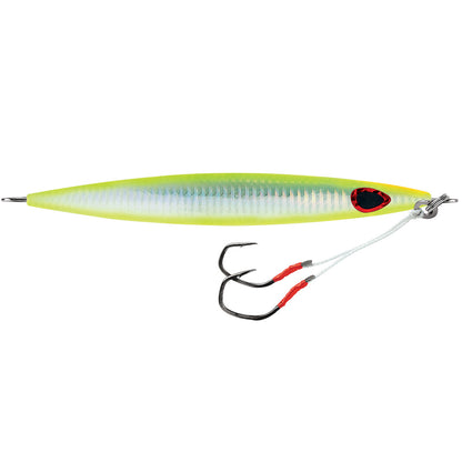 Williamson Kensaki 120 Jig - 5.25&quot; - 4.25oz - UV Chartreuse Glow Zebra [KSJ120UVCGZ]