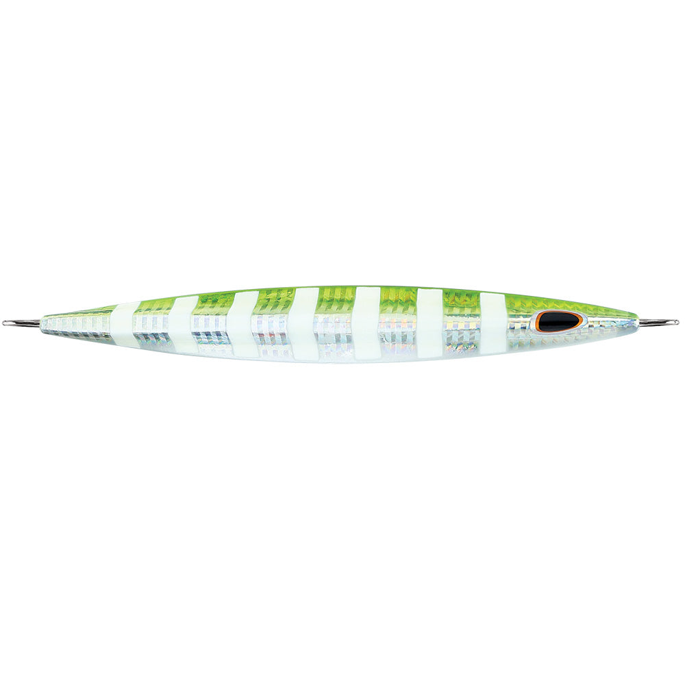 Williamson Kensaki 120 Jig - 5.25&quot; - 4.25oz - UV Green Sardine Zebra [KSJ120UVGSZ]