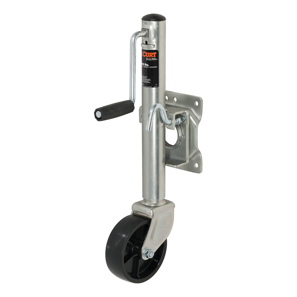 CURT Marine Jack w/6&quot; Wheel - 1,000 lbs - 10&quot; Travel [28100]