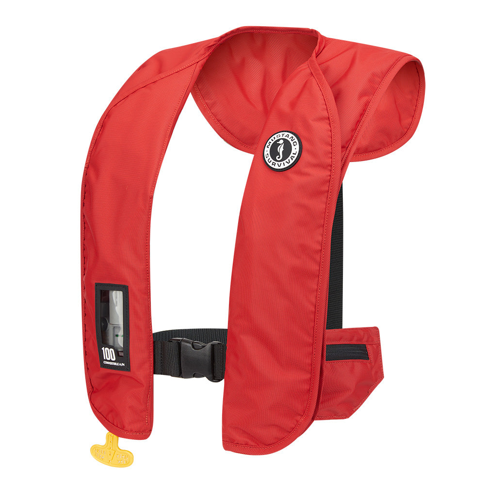 Mustang MIT 100 Convertible Inflatable PFD - Red [MD2030-4-0-202] - 0