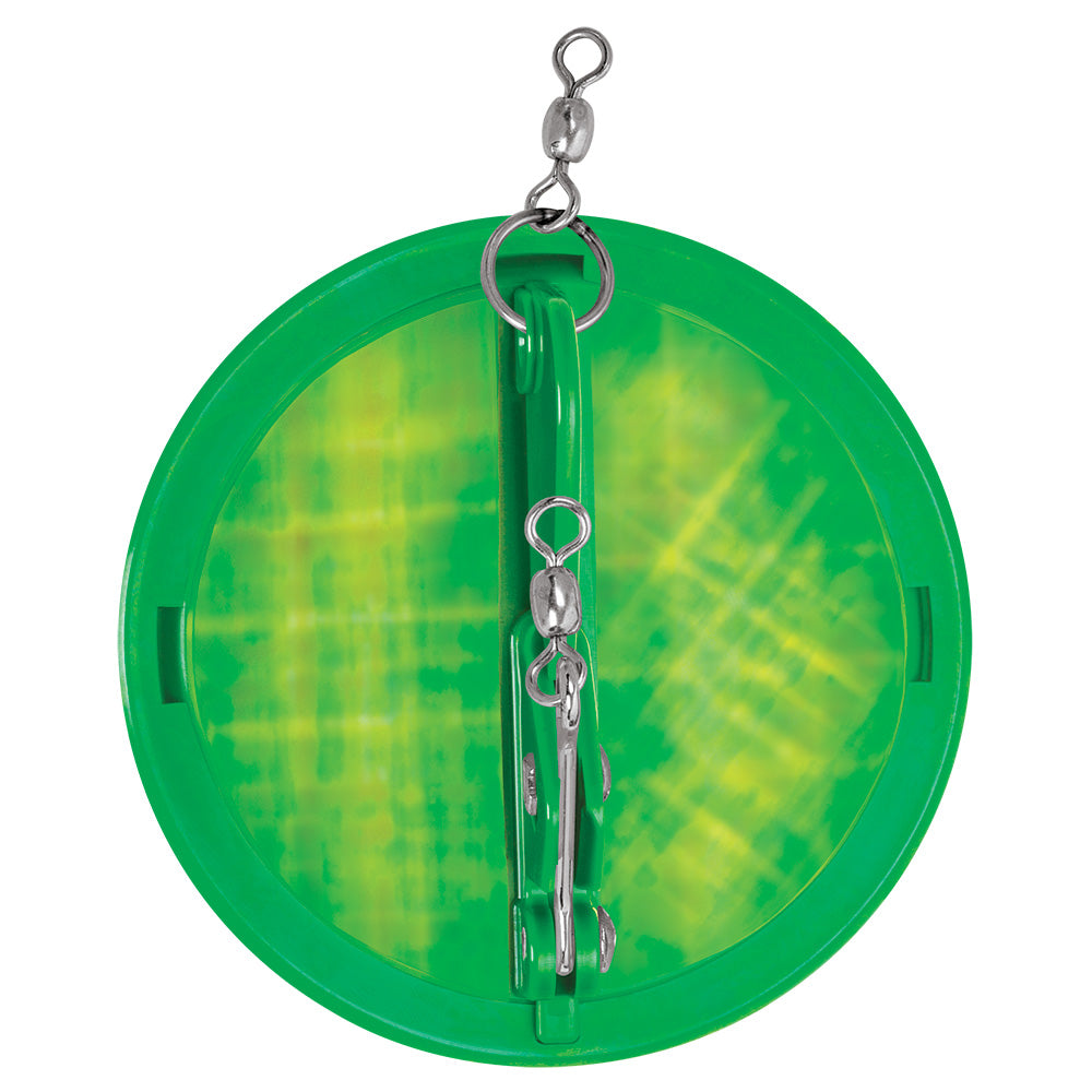 Luhr-Jensen 2-1/4&quot; Dipsy Diver - Kelly Green/Silver Bottom Moon Jelly [5560-030-2511]