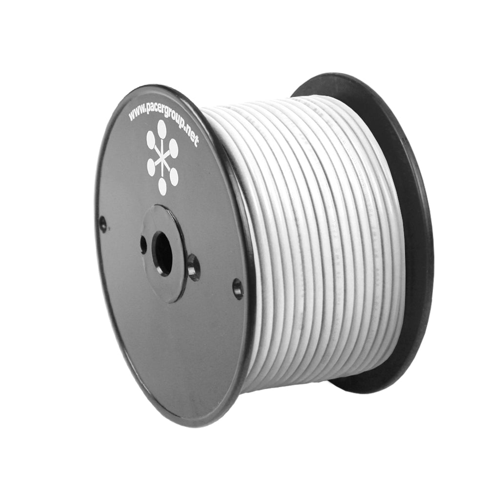 Pacer White 10 AWG Primary Wire - 20&