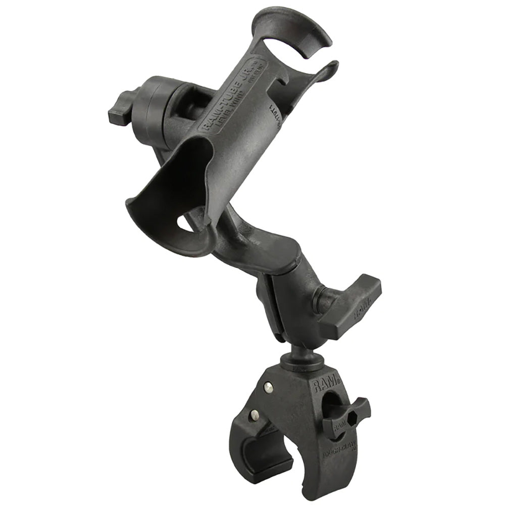 RAM Mount RAM Tube Jr. Rod Holder w/Revolution Arm  RAM Tough-Claw Base [RAP-390-RB-404U]