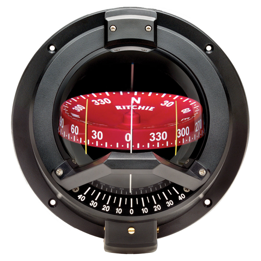 Ritchie BN-202 Navigator Compass - Bulkhead Mount - Black [BN-202]