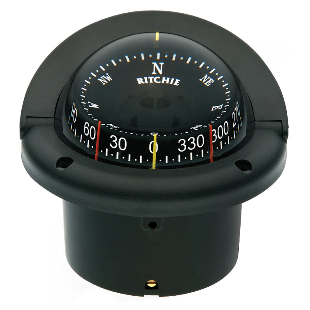 Ritchie HF-743 Helmsman Combidial Compass - Flush Mount - Black [HF-743]