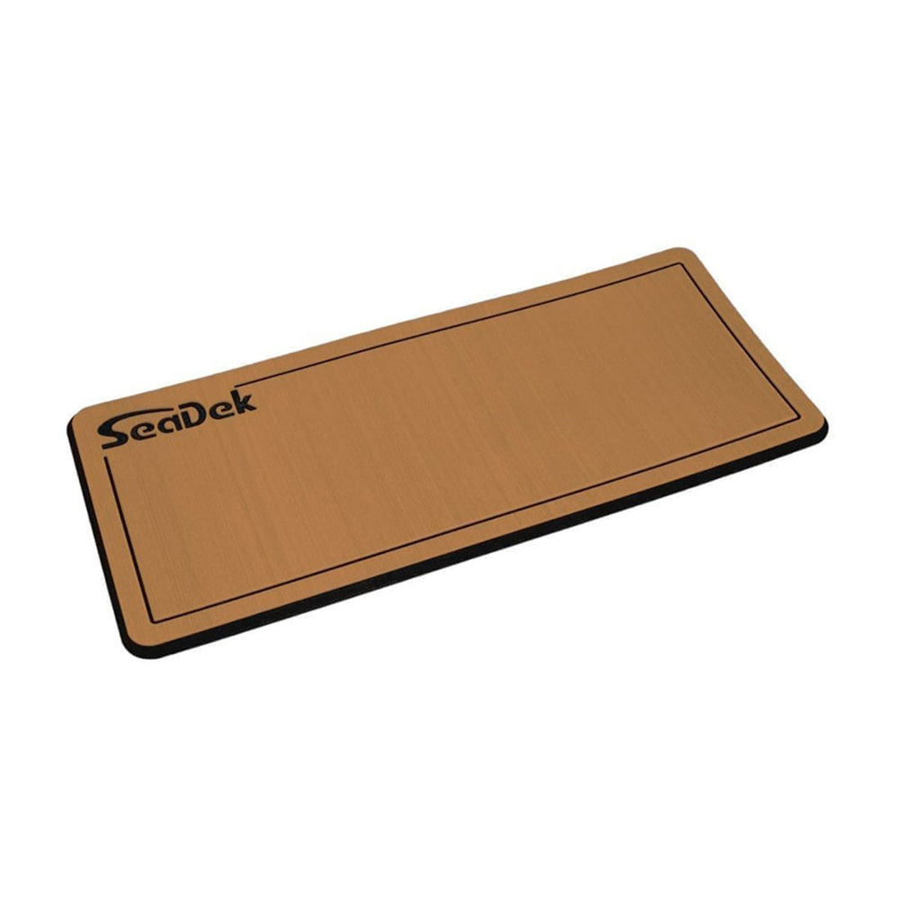 SeaDek 14 x 36&quot; 20mm Dual Density Small Helm Pad w/SeaDek Logo - Brushed Texture - Mocha/Black (355.6mm x 914.4mm x 20mm) [37925-80327]