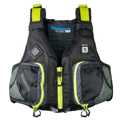 Bluestorm Motive Kayak Fishing Vest - Hi-Vis - 2XL/3XL [BS-248-HVS-2/3XL]