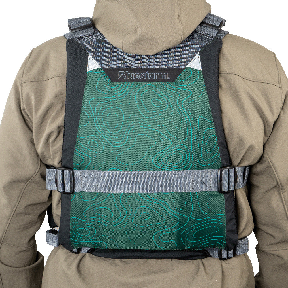 Bluestorm Motive Kayak Fishing Vest - Hunter Green - L/XL [BS-248-HNT-L/XL]