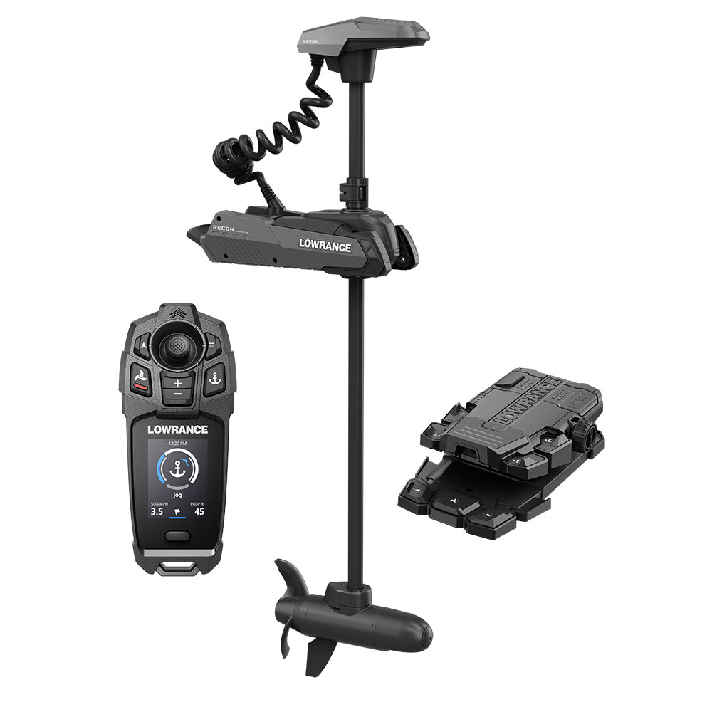 Lowrance Recon FW 48&quot; Trolling Motor - Includes Freesteer Joystick Remote, Wireless Foot Pedal  HDI Nosecone [000-16172-001]