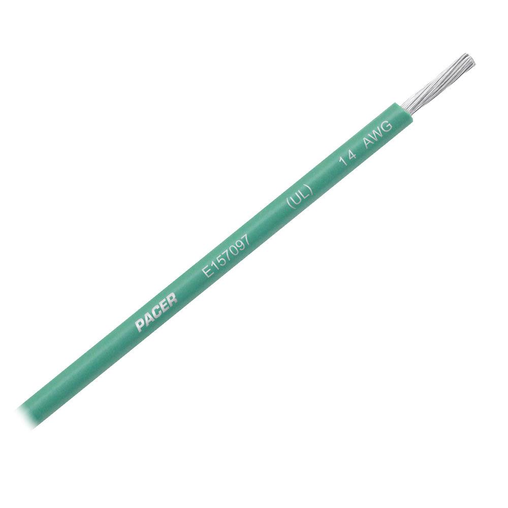 Pacer Green 14 AWG Primary Wire - 25&