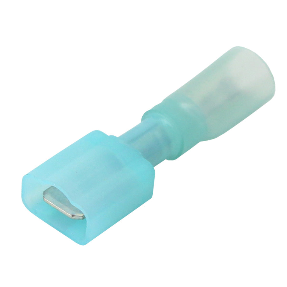 Pacer 16-14 AWG Fully-Insulated Male Disconnect Terminal - Blue - 25 Pack [TDE14-250FIM-25]