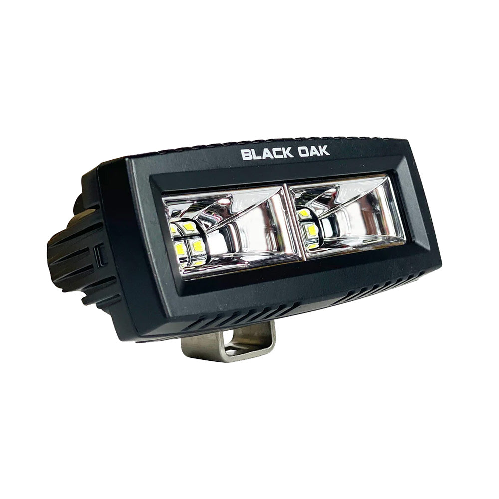 Black Oak 4&quot; Marine Spreader Light Flood Scene LED Pro Series 3.0 - Black [4BMS-S]