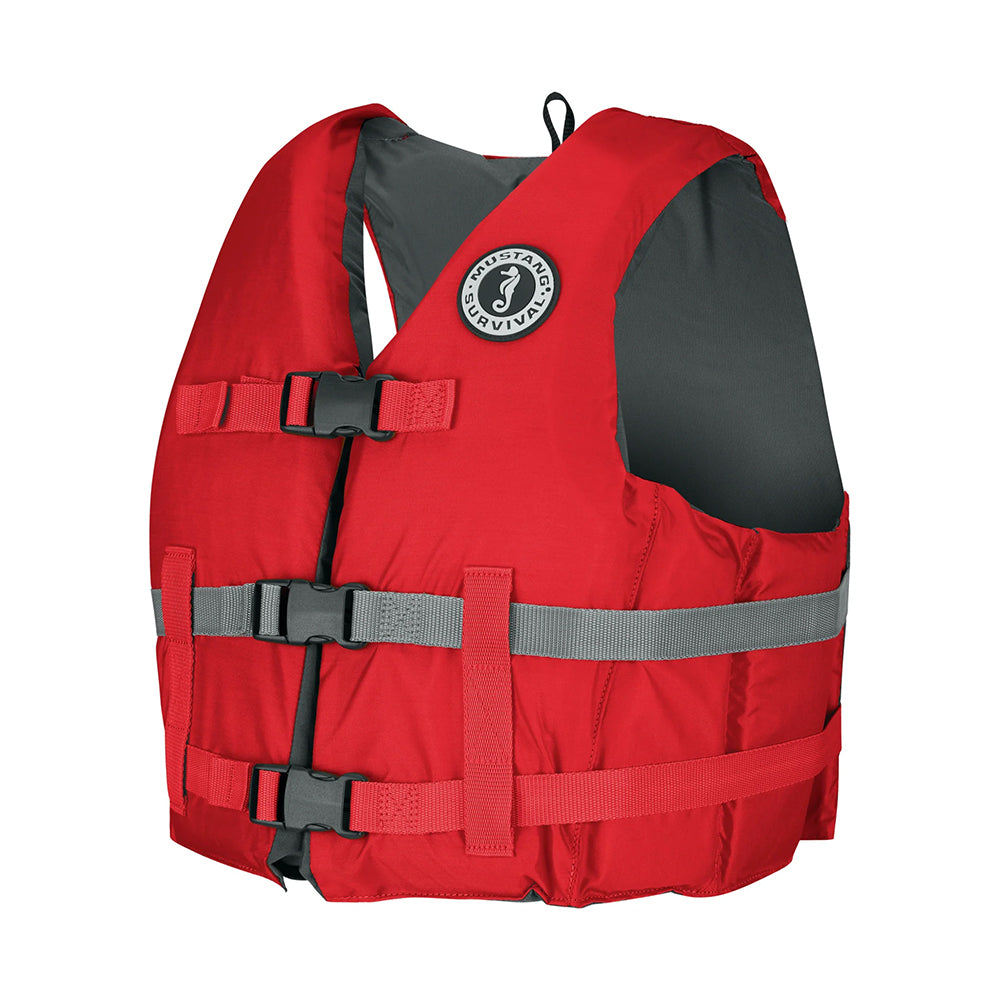 Mustang Livery Foam Vest - XL/XXL - Red [MV7010-4-XL/XXL]