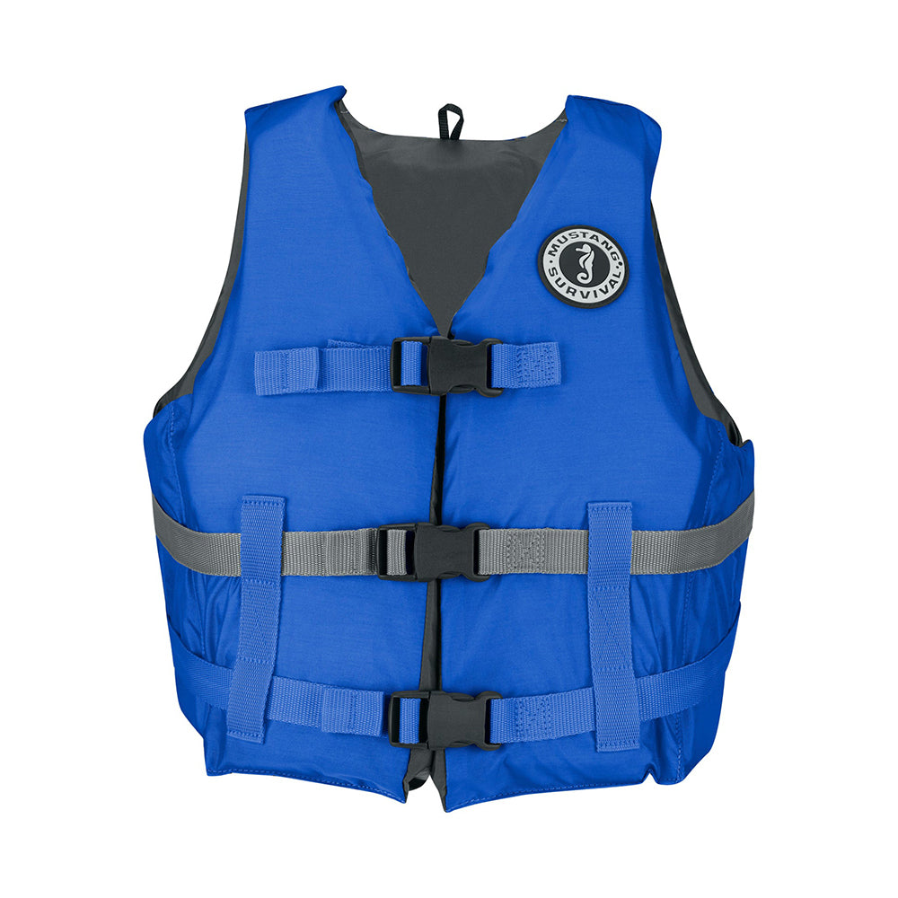 Mustang Livery Foam Vest - XS/S - Blue [MV7010-131-XS/S]