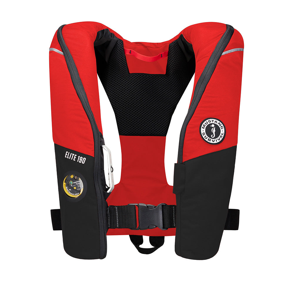 Mustang Elite 190 Offshore Inflatable PFD - Red/Black [MD3170-123-0] - 0