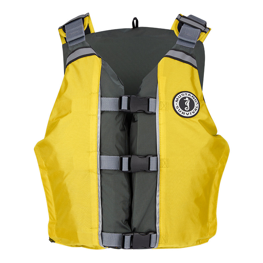 Mustang APF Foam Vest - Universal - Yellow/Grey [MV411102-222-0] - 0