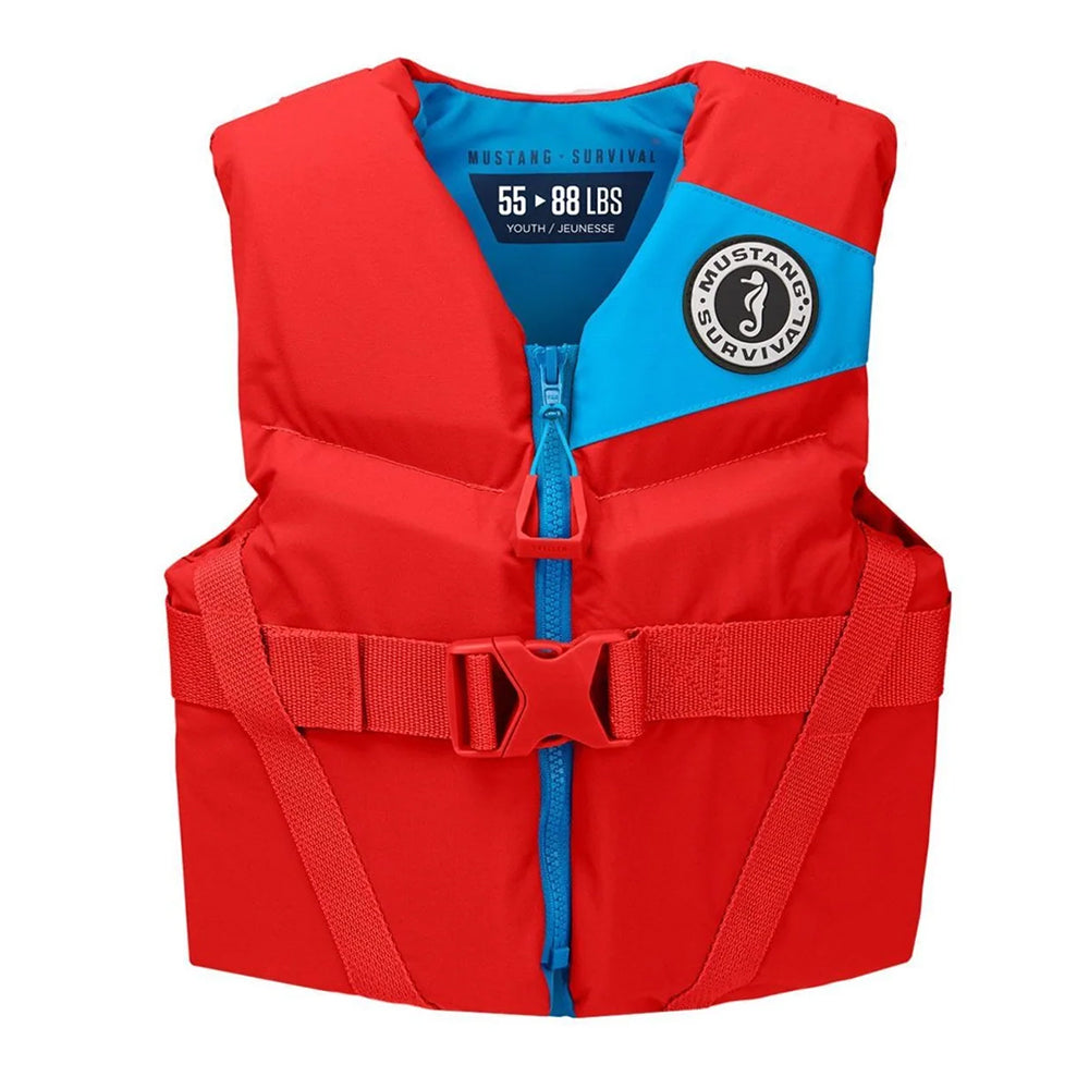 Mustang Youth REV Foam Life Vest - Imperial Red [MV357002-277-0]