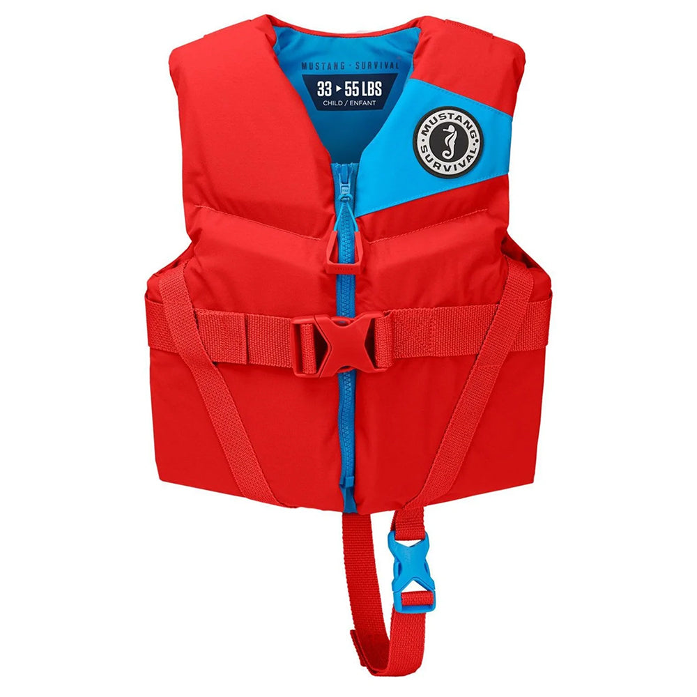 Mustang Child Rev Foam Life Vest - Imperial Red [MV356502-277-0]