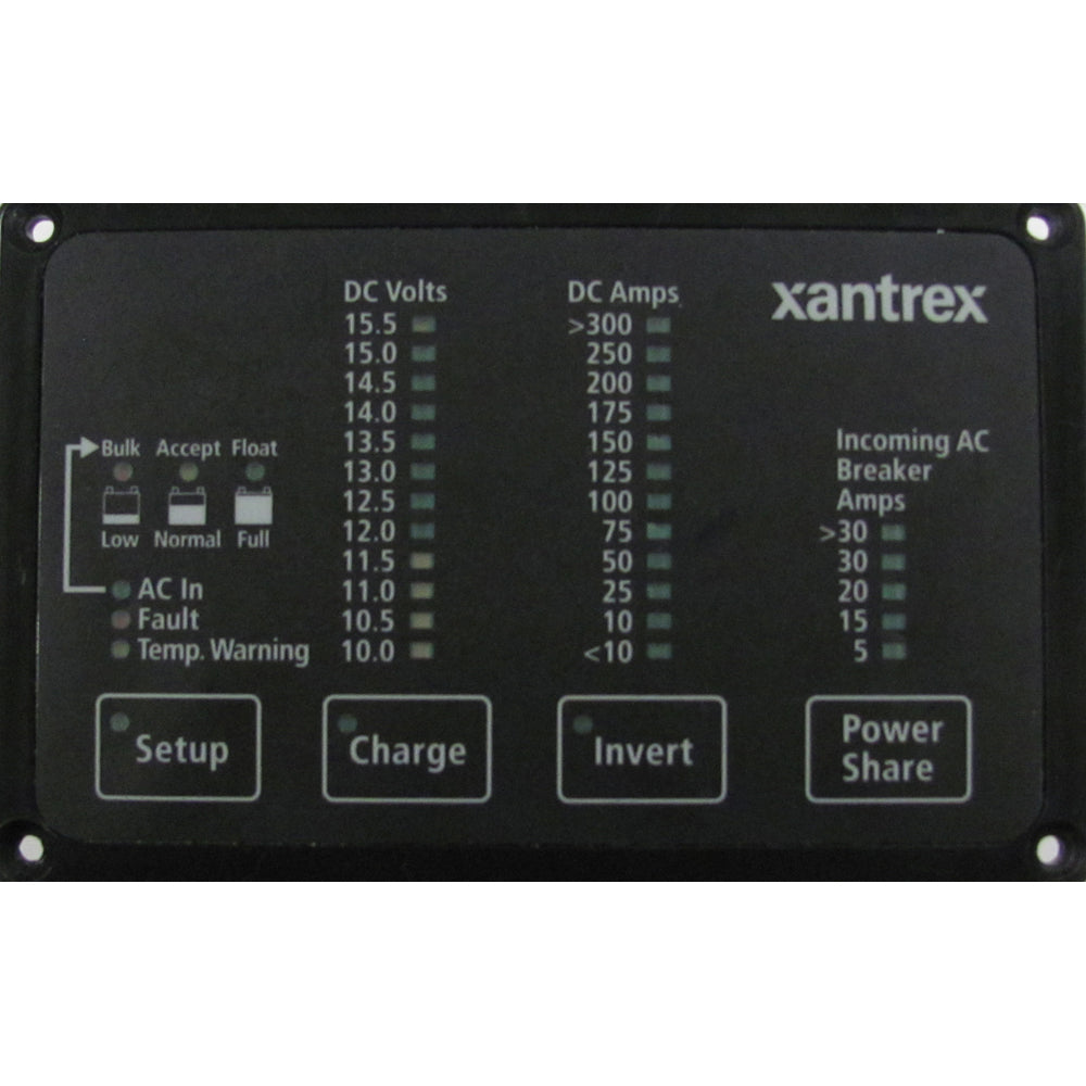 Xantrex Heart FDM-12-25 Remote Panel, Battery Status &amp; Freedom Inverter/Charger Remote Control [84-2056-01]