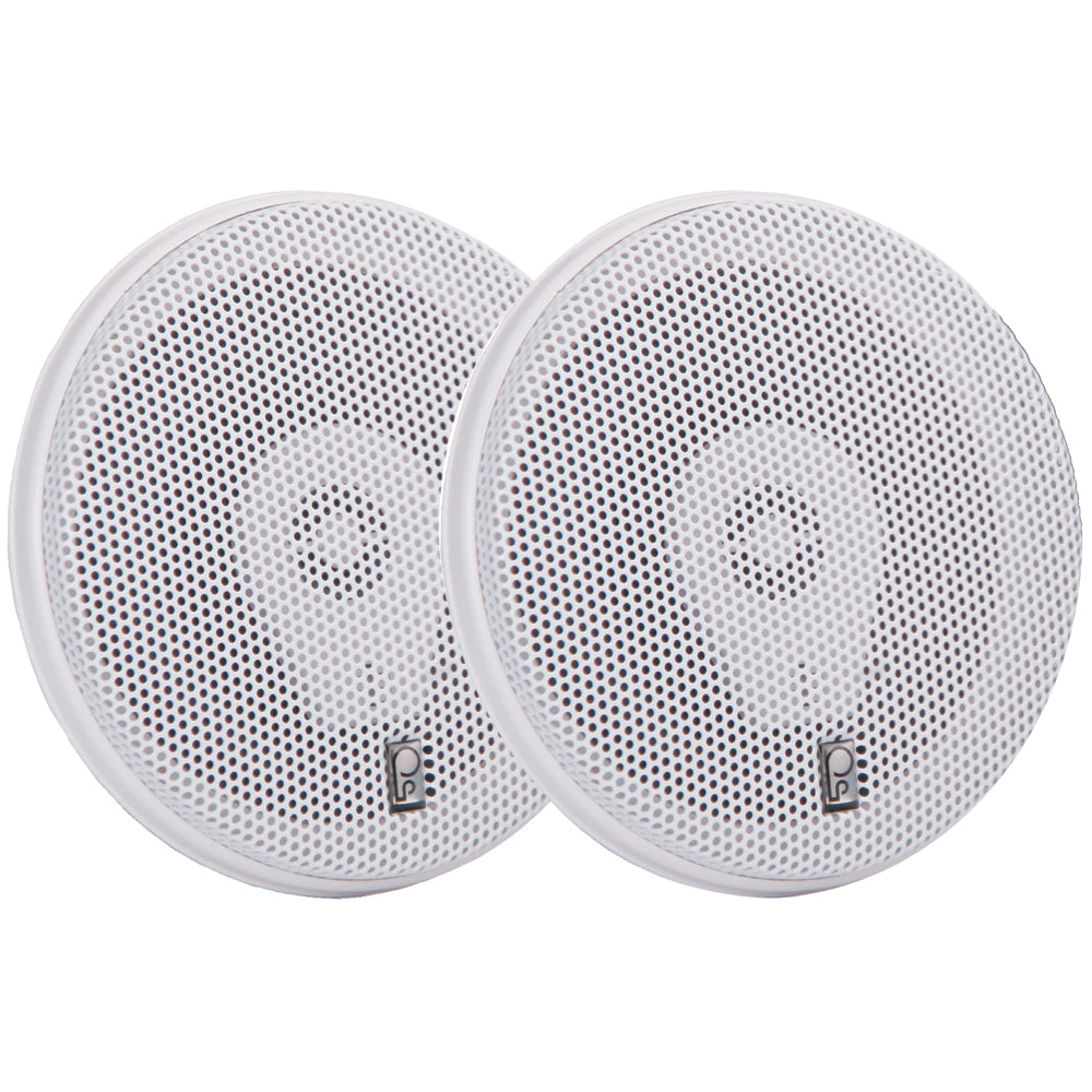 Poly-Planar MA-8506 6&quot; 200 Watt Titanium Series Speakers - White [MA8506W]