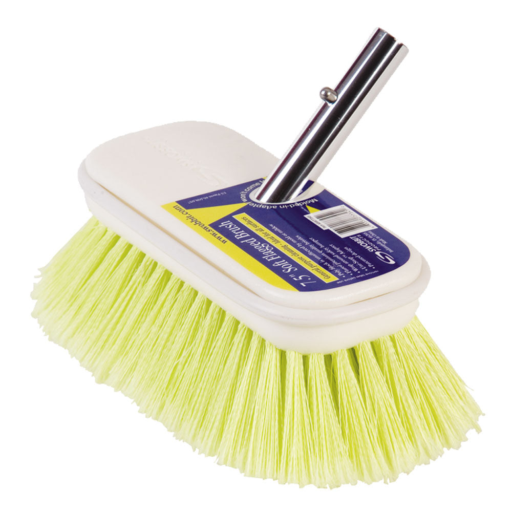 Swobbit 7.5&quot; Soft Flagged Brush - Yellow [SW77345]