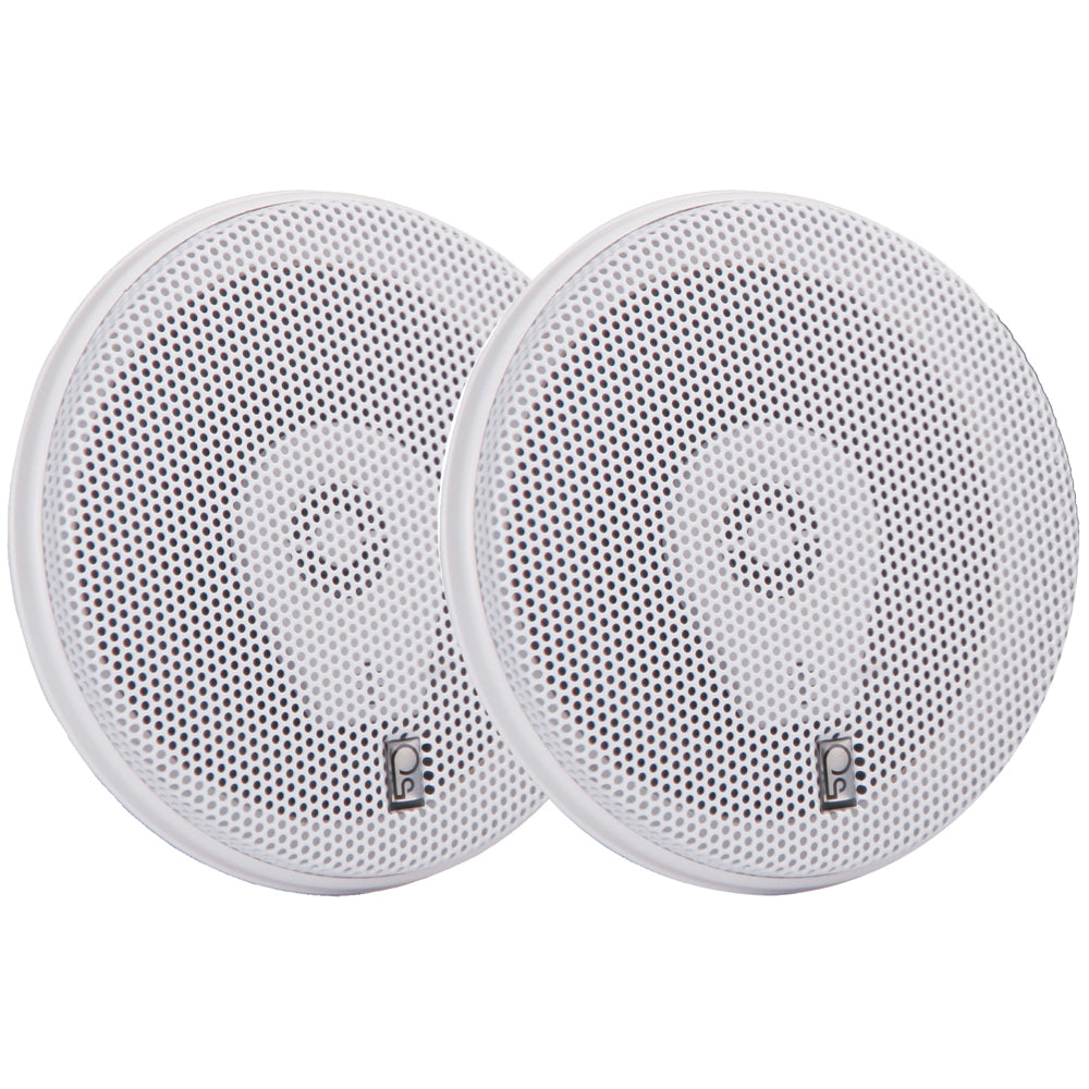 Poly-Planar MA-8505W 5&quot; 200 Watt Titanium Series Speakers - White [MA8505W]