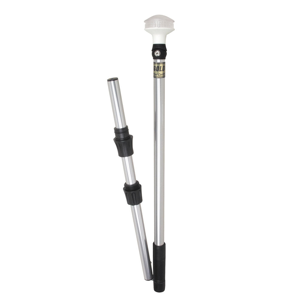 Perko Omega Series Universal LED Pole Light - 48&quot; w/Fold In Half Pole [1348DP6CHR]