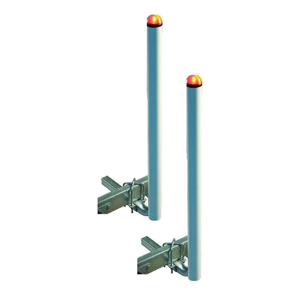 C.E. Smith 40&quot; Post Guide-On With L.E.D. Lighted Posts [27740]