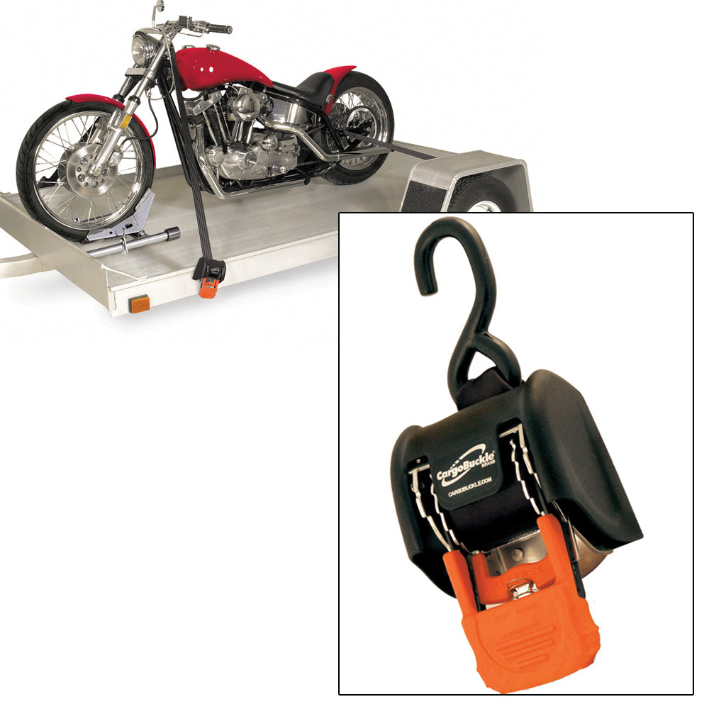 CargoBuckle G3 Retractable Ratchet Tie-Down - 2&quot; x 72&quot; - Pair [F18800]