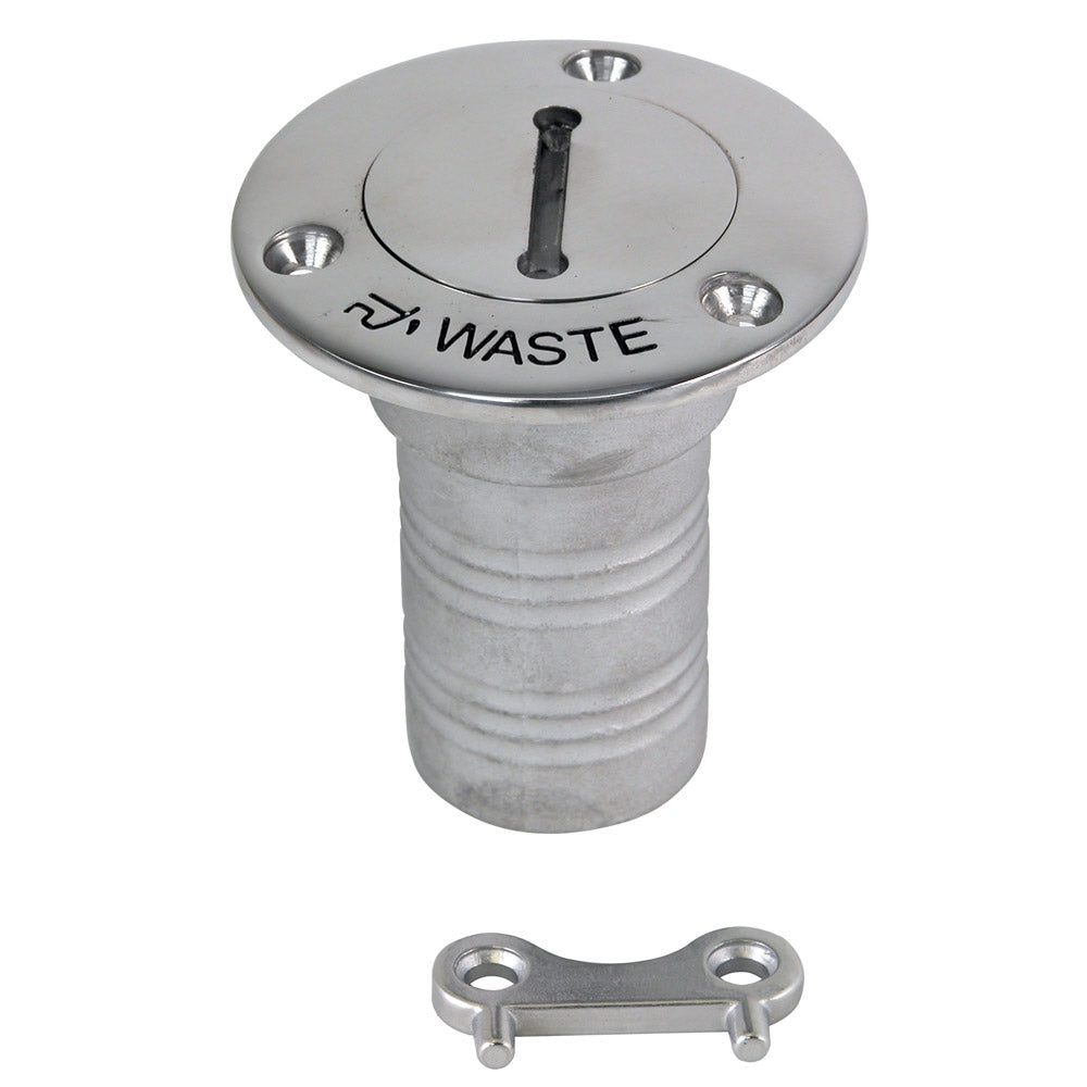 Whitecap Hose Deck Fill - 1-1/2&quot; Hose Waste [6126C]