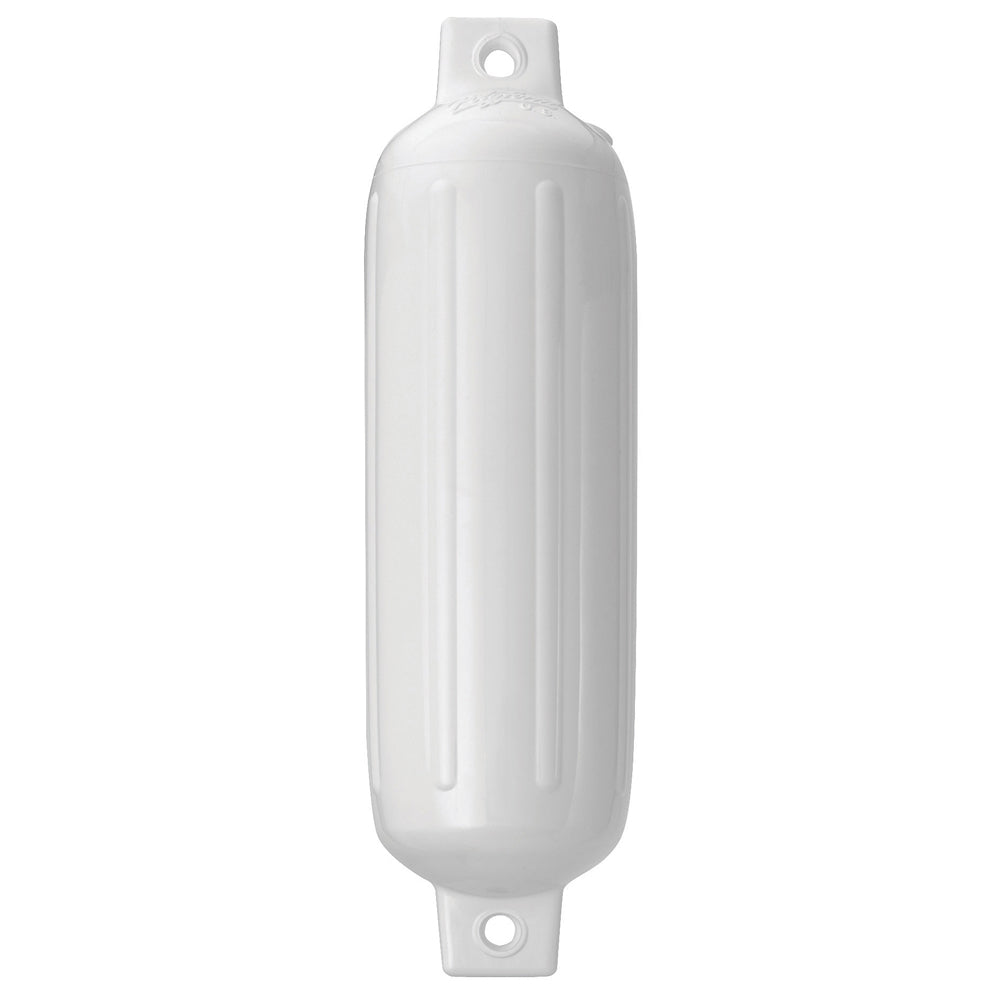 Polyform G-1 Twin Eye Fender 3.5&quot; x 12.8&quot; - White [G-1-WHITE]