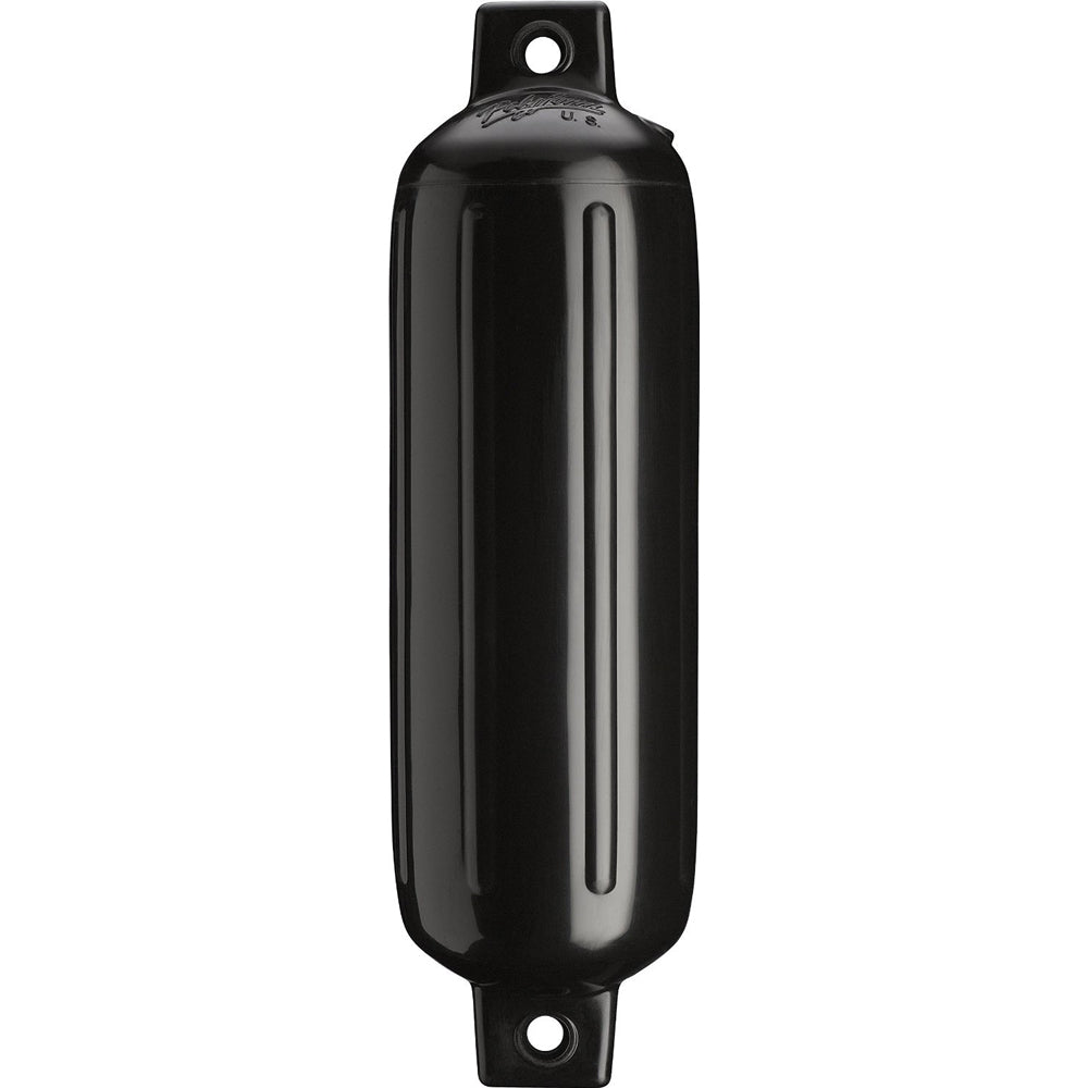 Polyform G-2 Twin Eye Fender 4.5&quot; x 15.5&quot; - Black [G-2-BLACK]