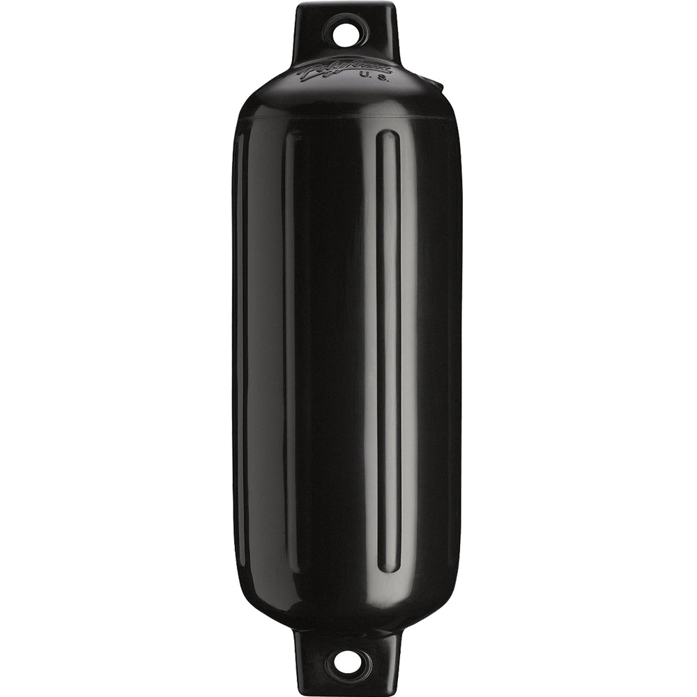 Polyform G-4 Twin Eye Fender 6.5&quot; x 22&quot; - Black [G-4-BLACKWO]