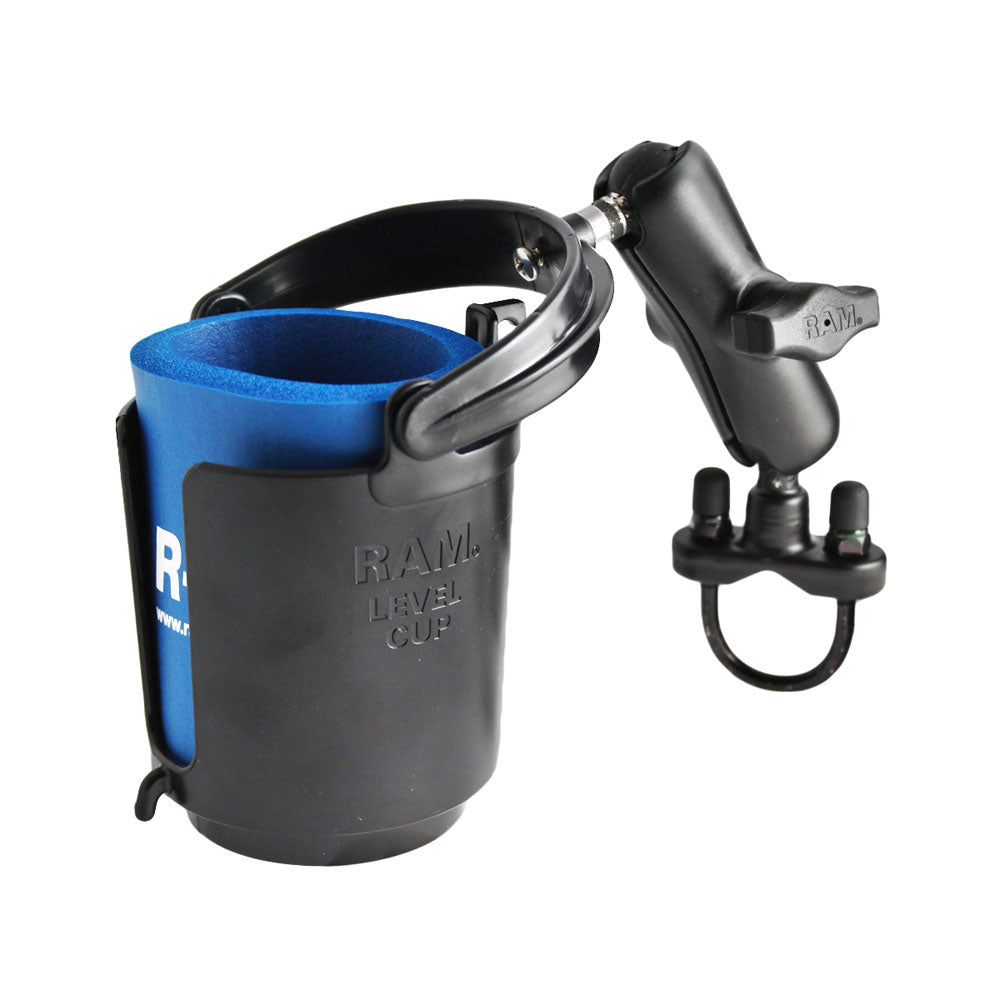 RAM Mount Drink Cup Holder w/U-Bolt Base [RAM-B-132RU]