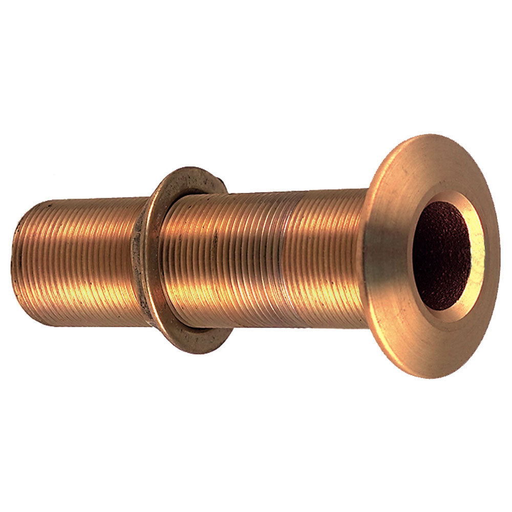 Perko 3/4&quot; Thru-Hull Fitting w/Pipe Thread Bronze Extra Long - Max Hull 5&quot; Thick [0348DP5PLB]