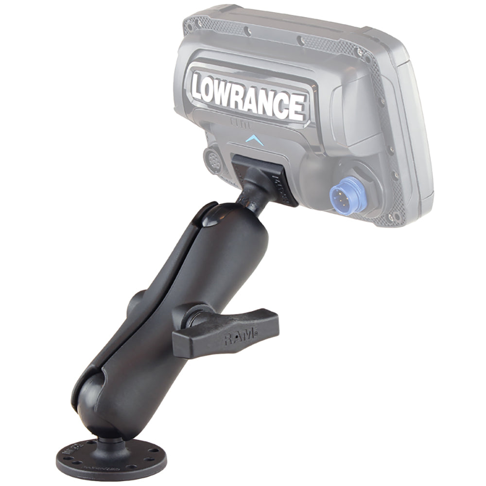 RAM Mount Quick Release Mount f/Lowrance Mark &amp; Elite 5 [RAM-101-LO11]