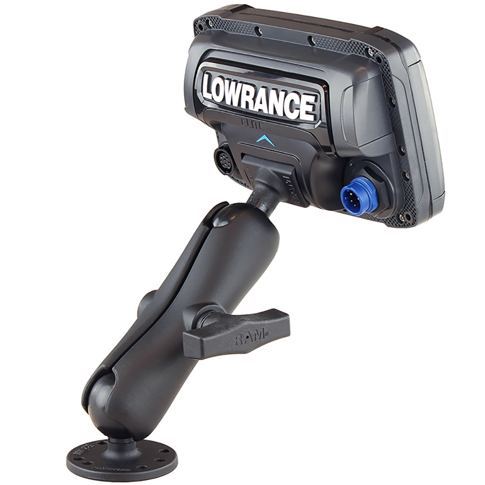 RAM Mount Quick Release Mount f/Lowrance Mark &amp; Elite 5 [RAM-101-LO11]