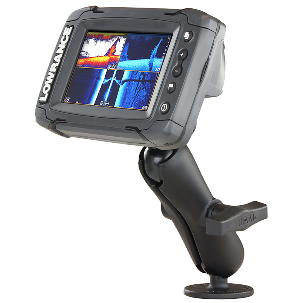 RAM Mount Quick Release Mount f/Lowrance Mark &amp; Elite 5 [RAM-101-LO11]