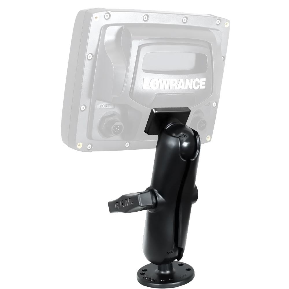 RAM Mount Quick Release Mount f/Lowrance Mark &amp; Elite 5 [RAM-101-LO11]