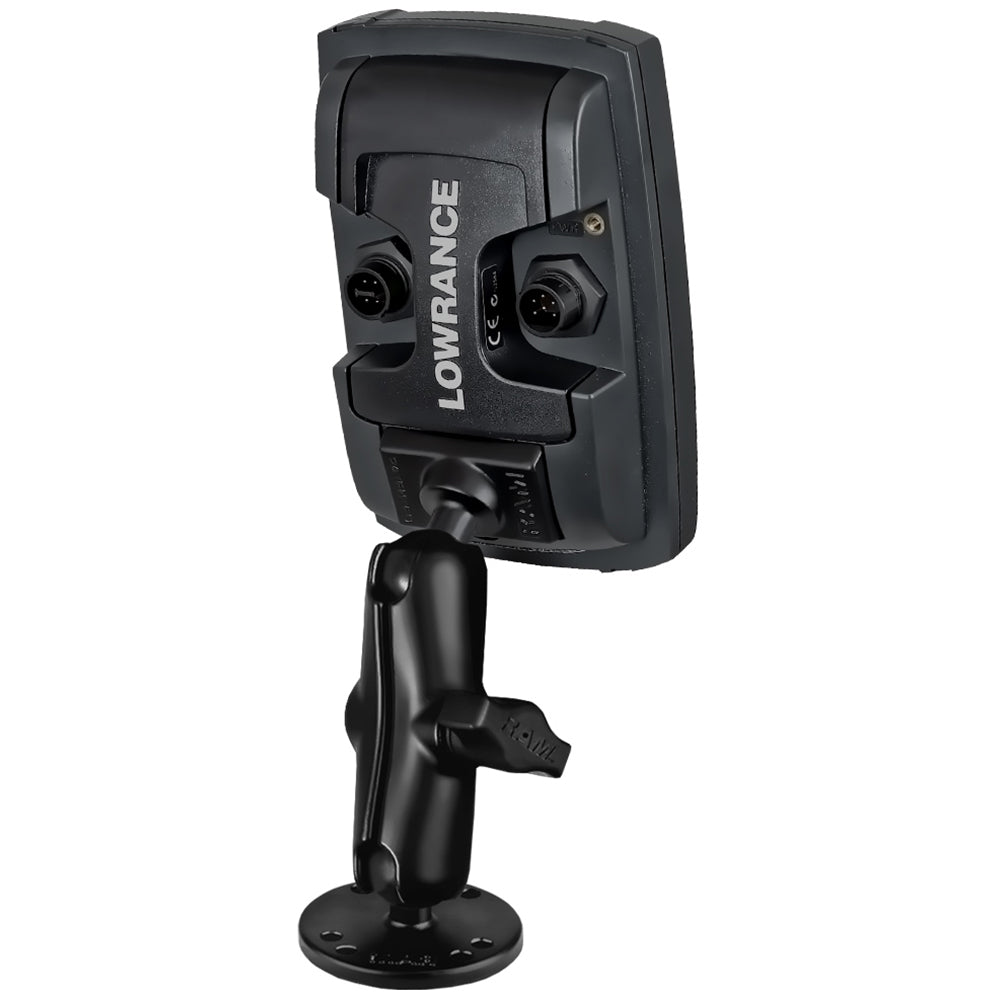 RAM Mount Quick Release Mount f/Lowrance Mark &amp; Elite 4 [RAM-B-101-LO11]