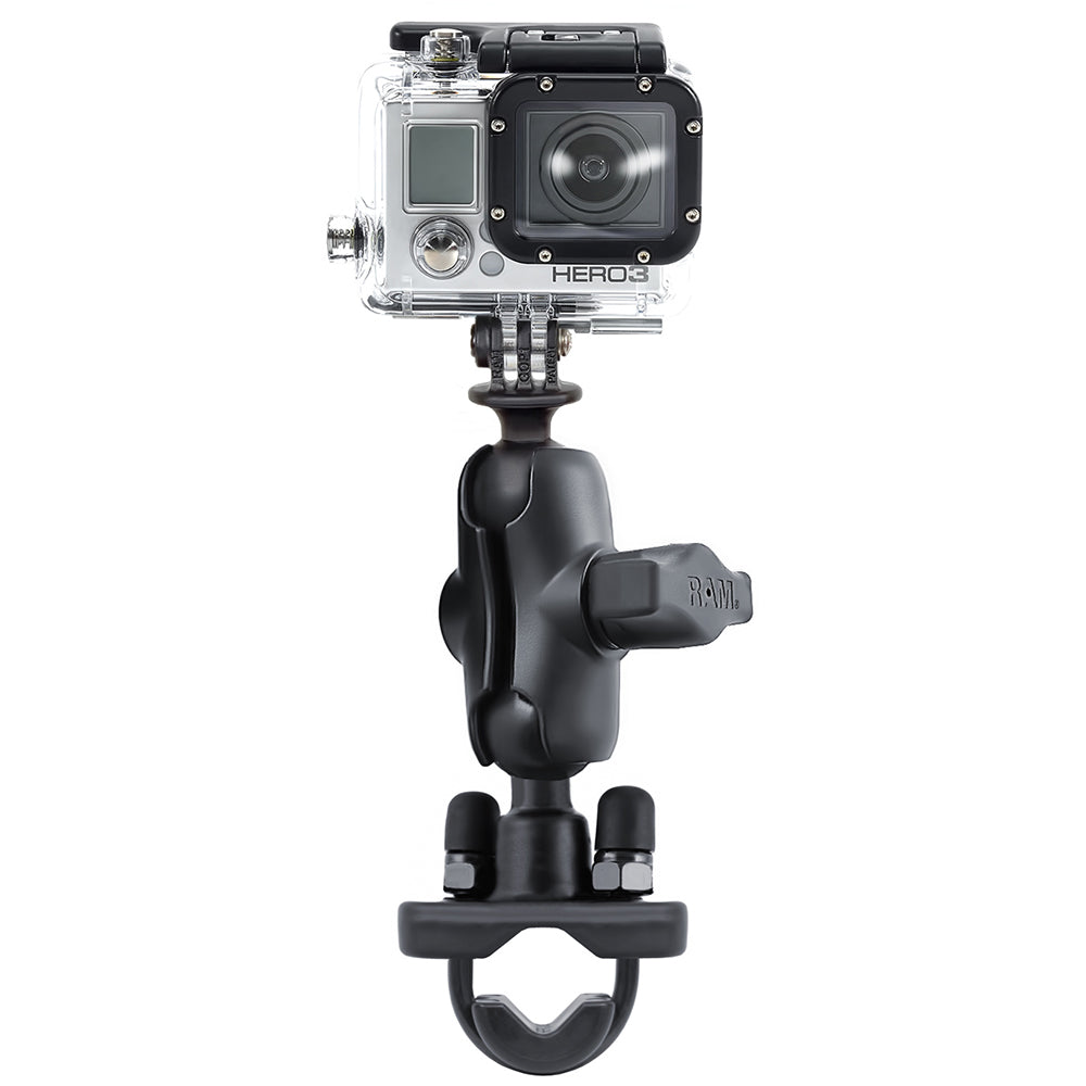 RAM Mount GoPro Hero Short Arm Handlebar Rail Mount [RAM-B-149Z-A-GOP1U] - 0