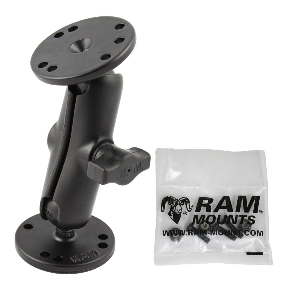 RAM Mount 1&quot; Ball Light Use Surface Mount f/Garmin echo 100, 150, 300c [RAM-B-101-G4]