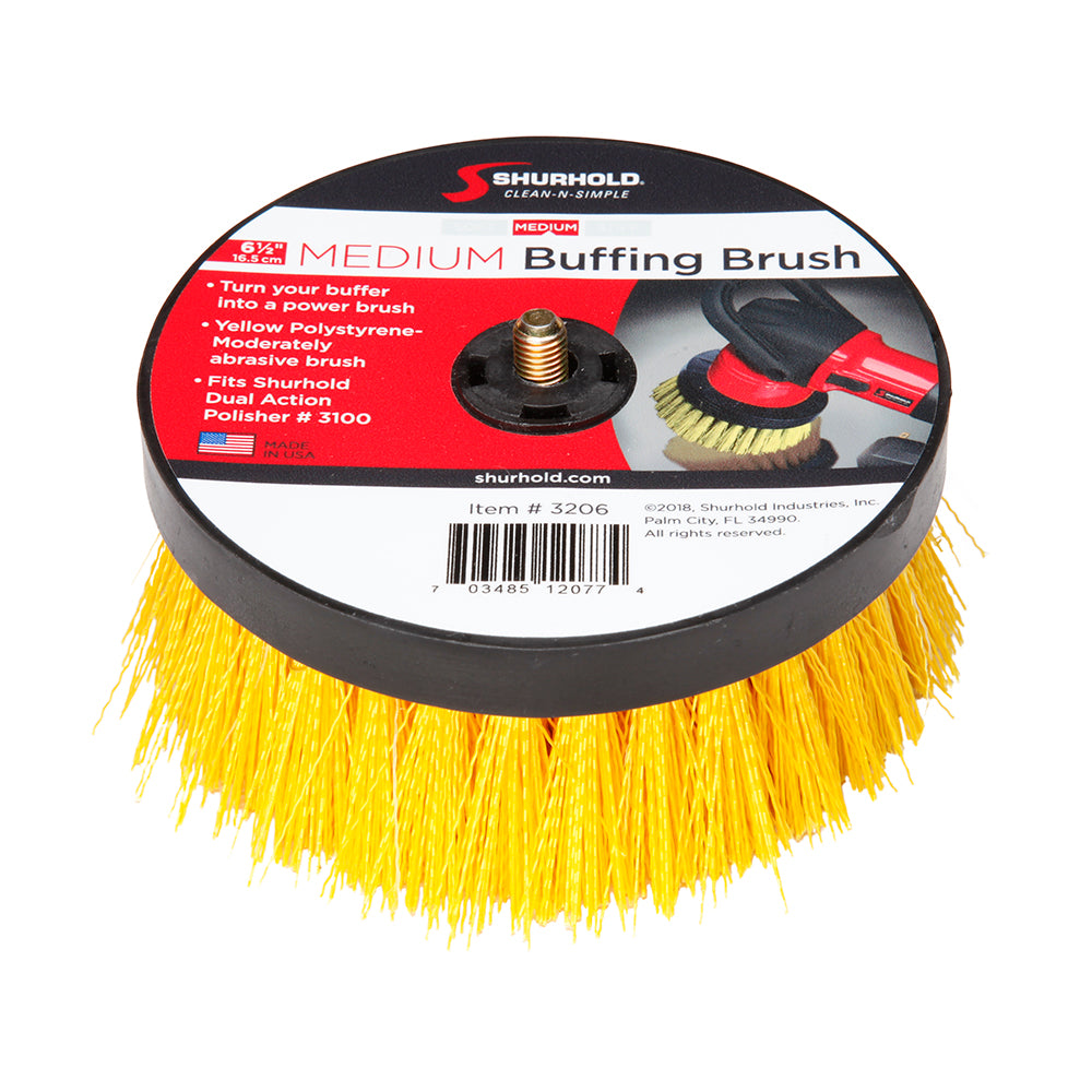 Shurhold 6-1/2&quot; Medium Brush f/Dual Action Polisher [3206]