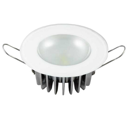 Lumitec Mirage - Flush Mount Down Light - Glass Finish/No Bezel - 4-Color Red/Blue/Purple Non Dimming w/White Dimming [113190]