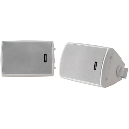 Fusion 4&quot; Compact Marine Box Speakers - (Pair) White [MS-OS420]