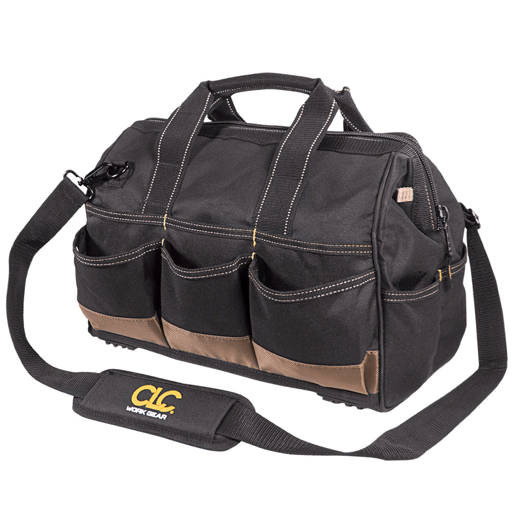 CLC 1534 Tool Bag w/Top-Side Plastic Parts Tray - 16&quot; [1534]